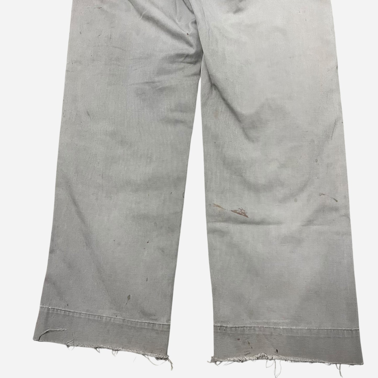 1950s Big Mac heavily repaired gray chinos (34w)