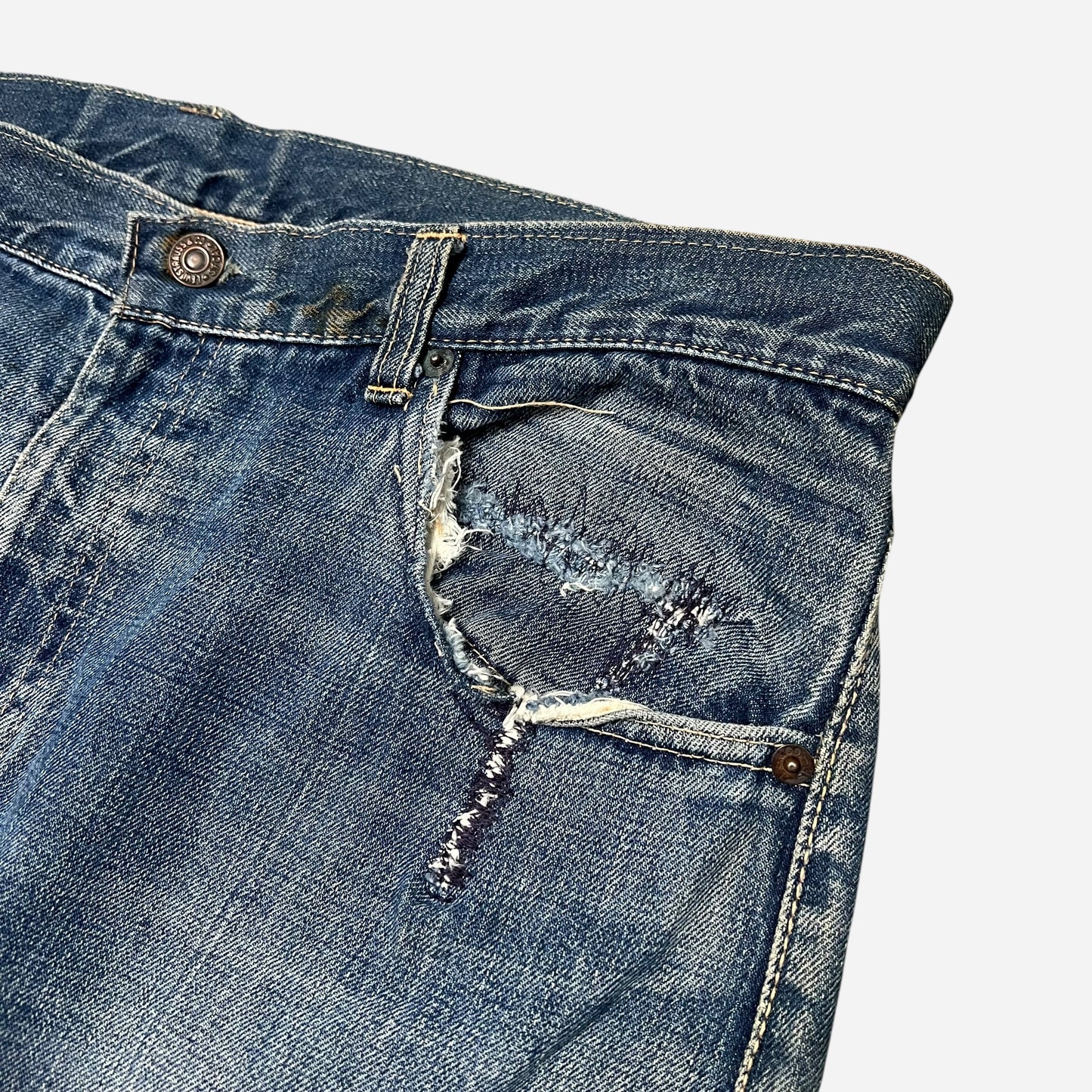 1960s Levi’s 505 selvedge big E jeans (36w)