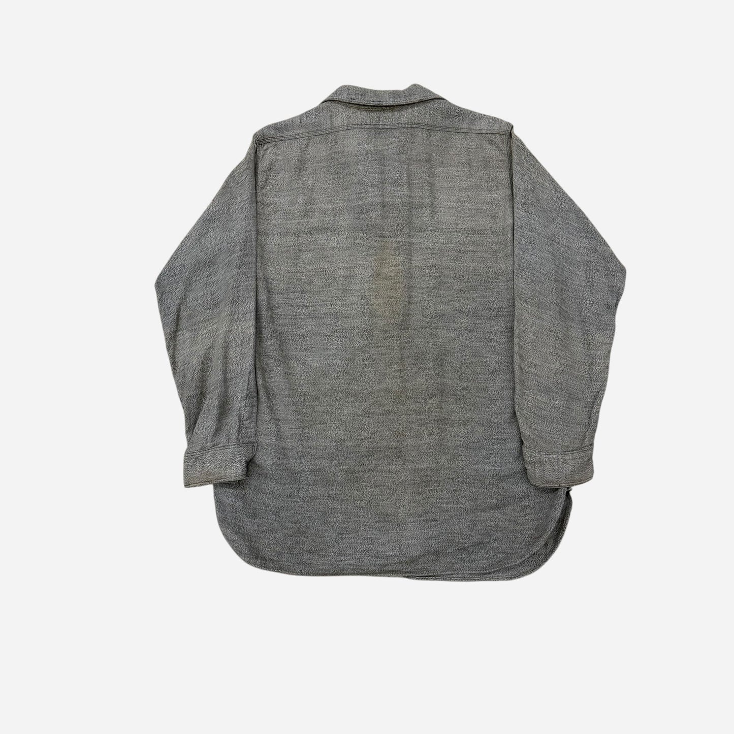 1930s Pilgrim chinstrap cotton flannel work shirt (M/L)