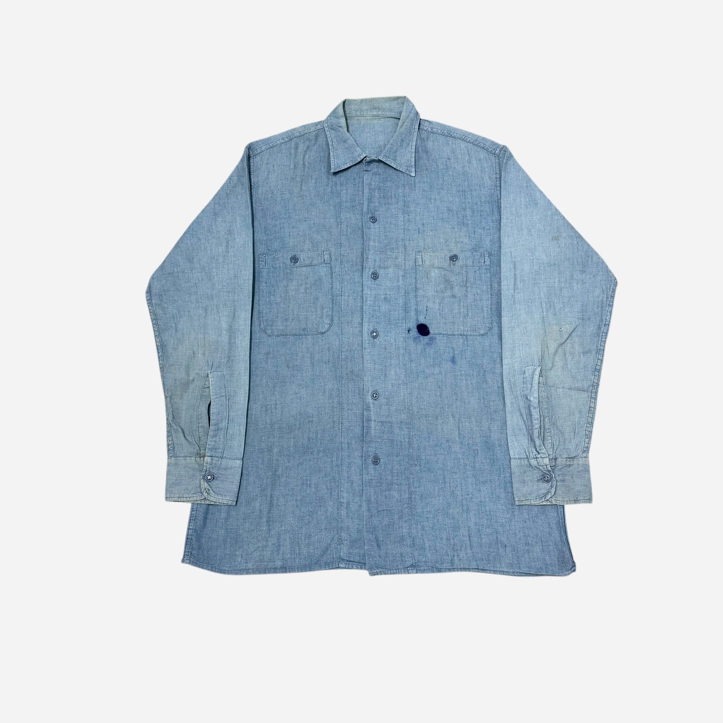 1950s USN chambray shirt (L)