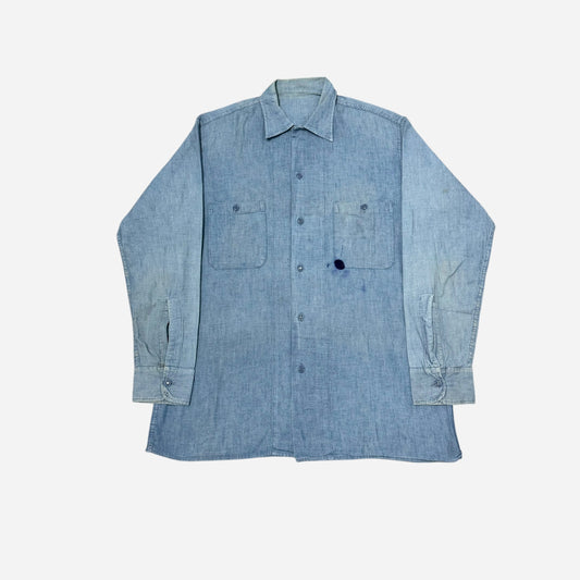 1950s USN chambray shirt (L)