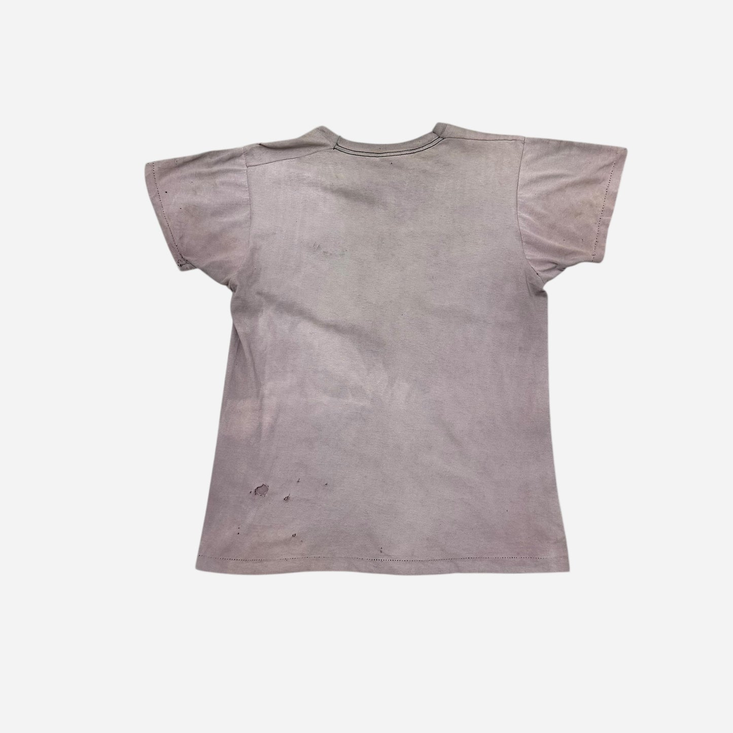 1970s Sun faded purple pocket t shirt (M)