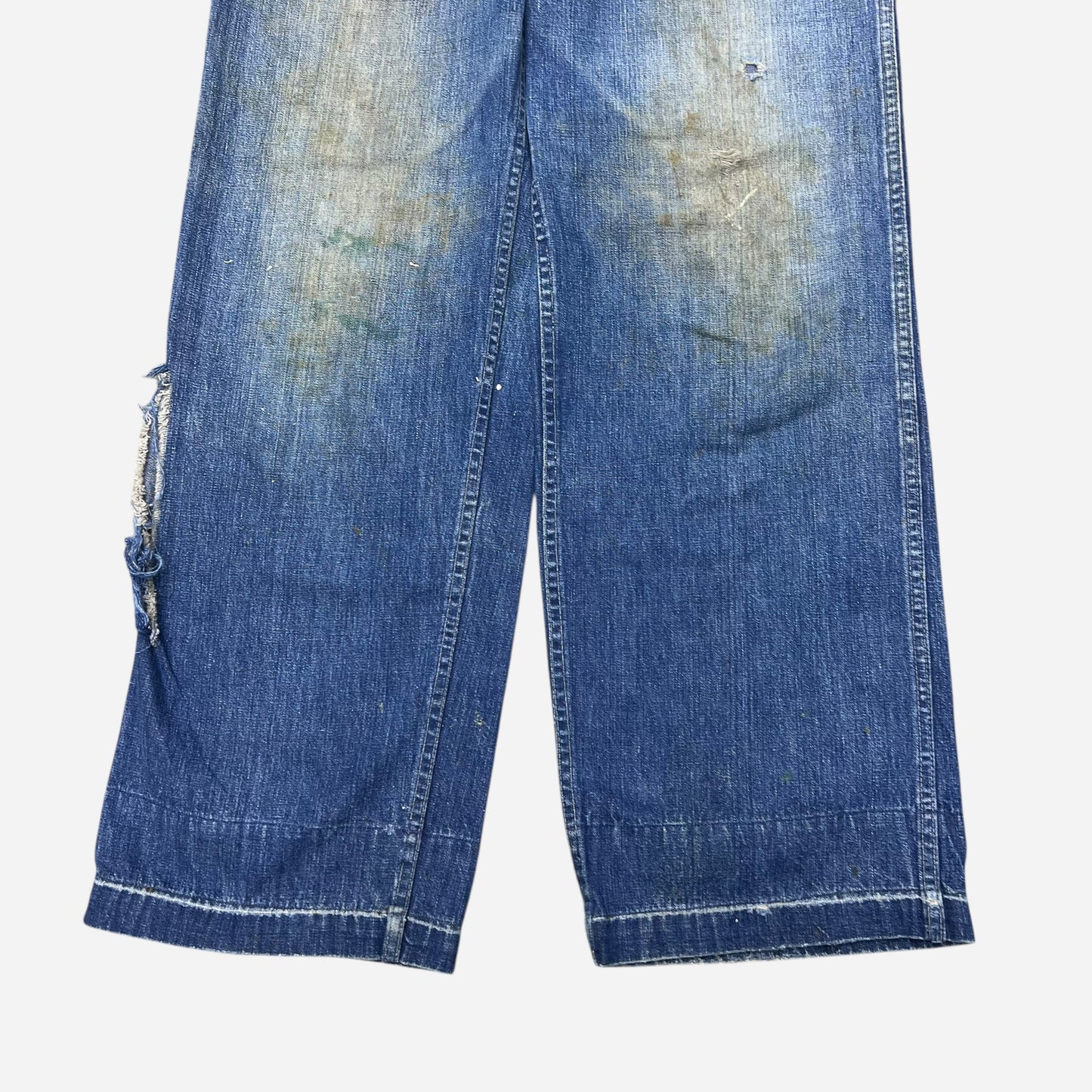 1950s Sail cloth denim chino work pants (30w)