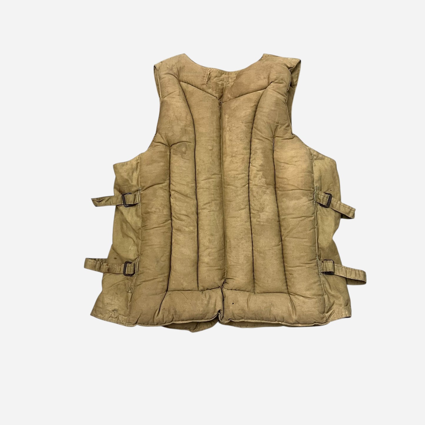 1940s WWII cotton ribbed life vest (M)