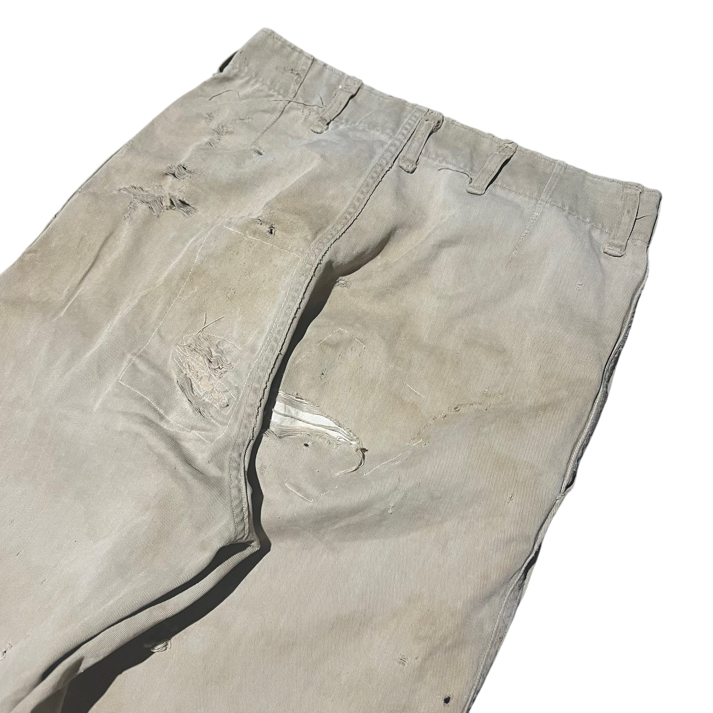 1940s WWII US Army khaki chino pants (28w)