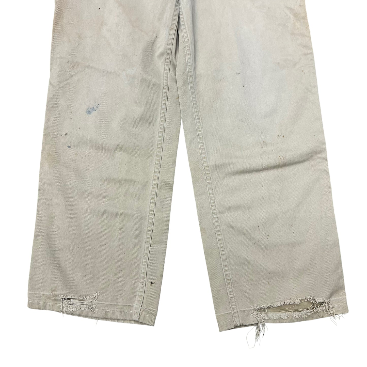 1950s Khaki button fly chino work pants (30w)