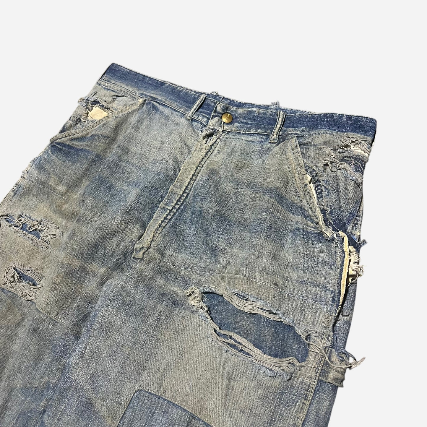 1950s Hercules repaired denim carpenter jeans (34w)
