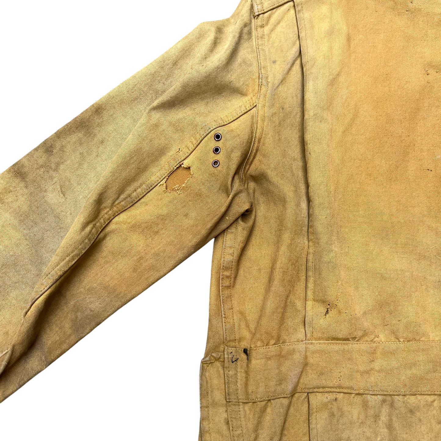 1940s Yellow canvas hunting jacket (L)