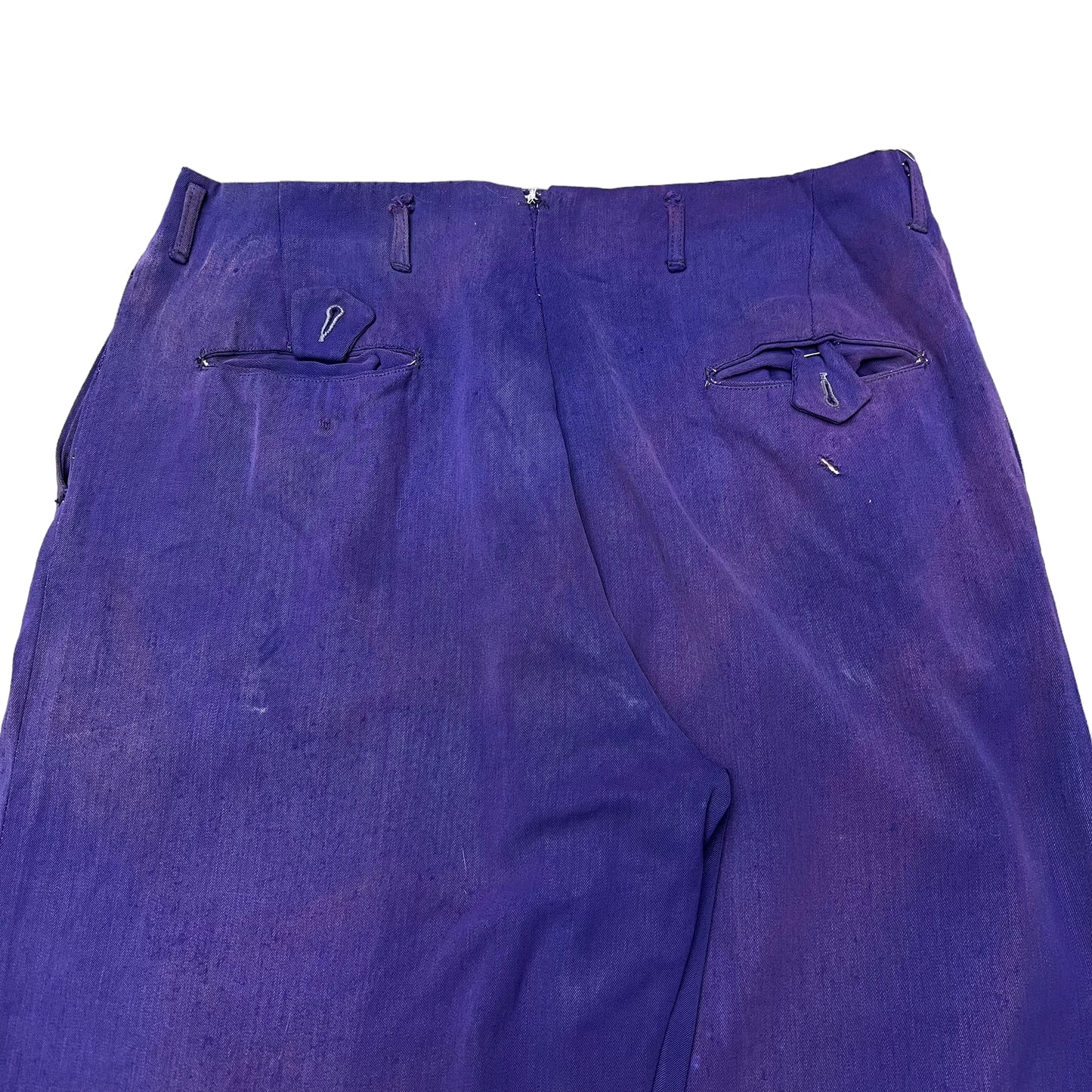 1940s As-is faded purple gabardine pants (33w)