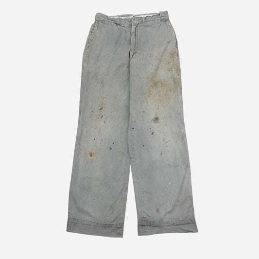 1950s Gray chino work pants (30w)