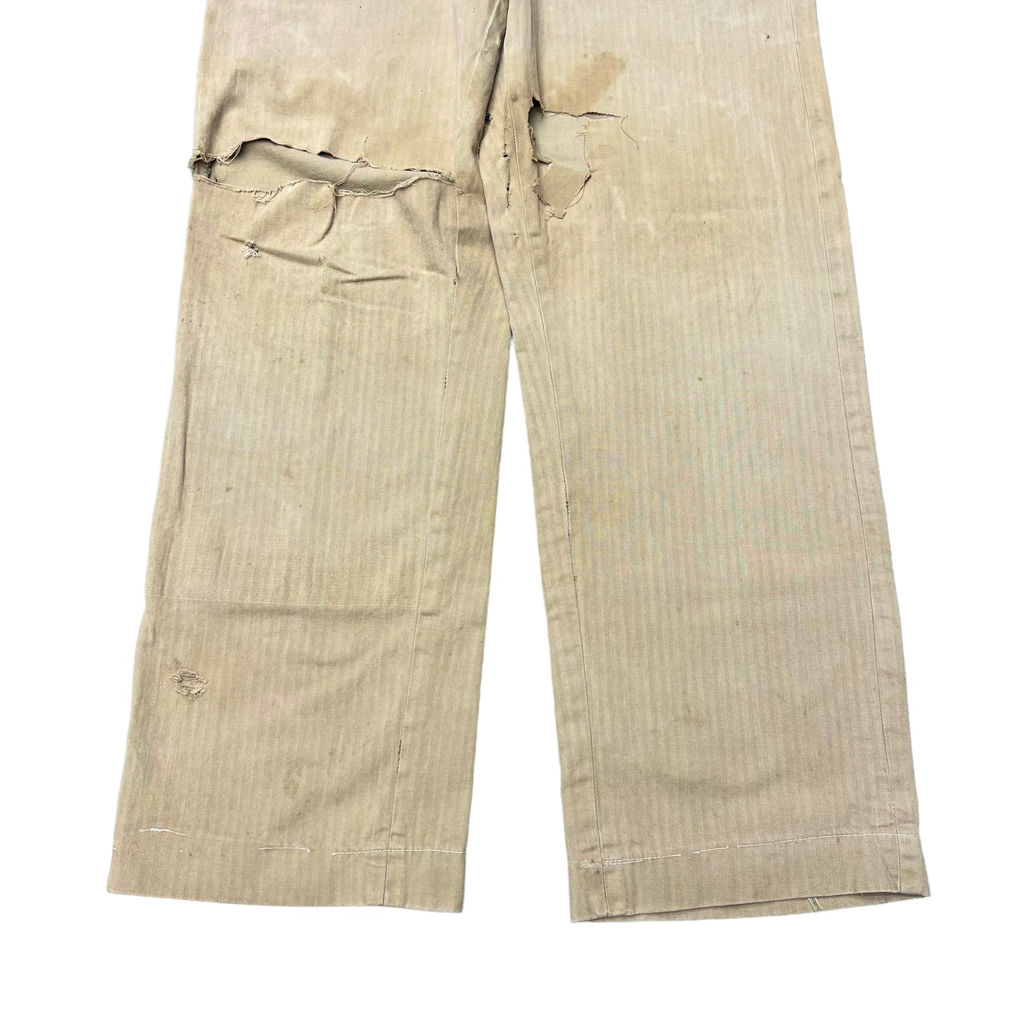 1940s As-is khaki hbt pants (33w)