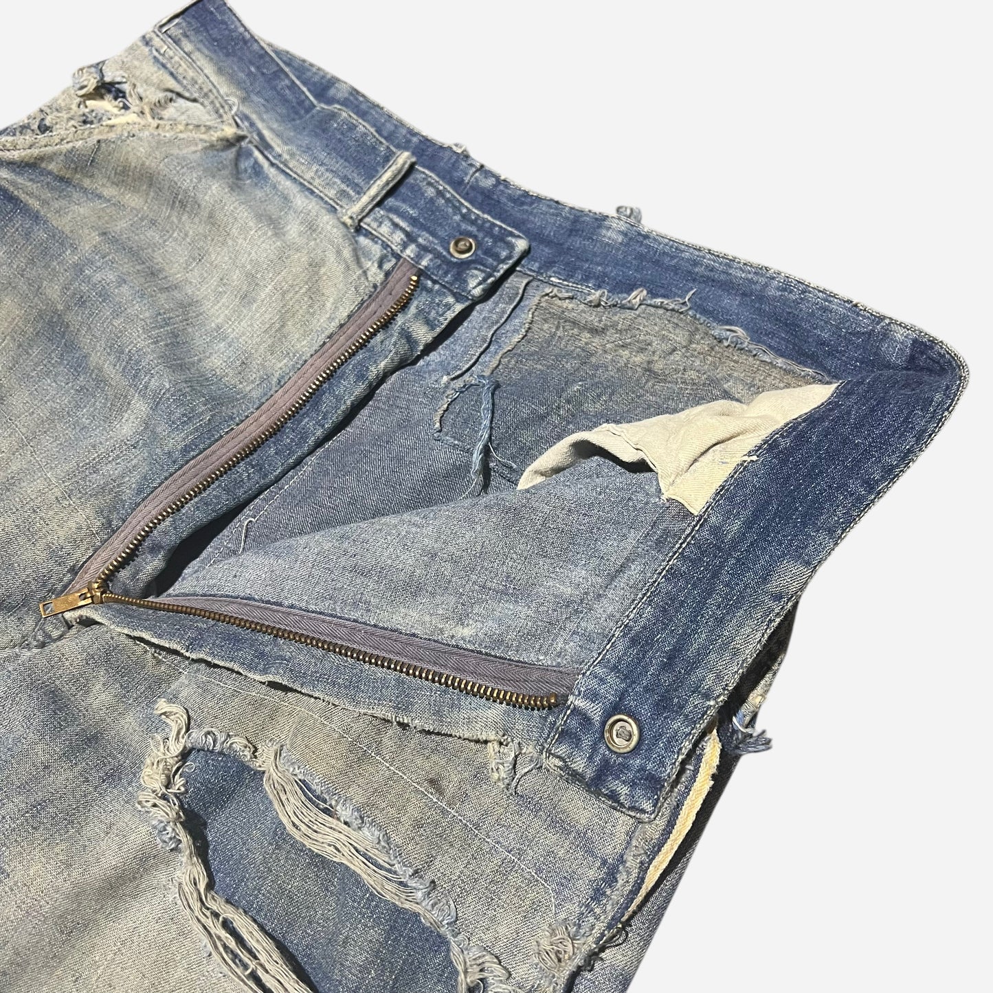 1950s Hercules repaired denim carpenter jeans (34w)