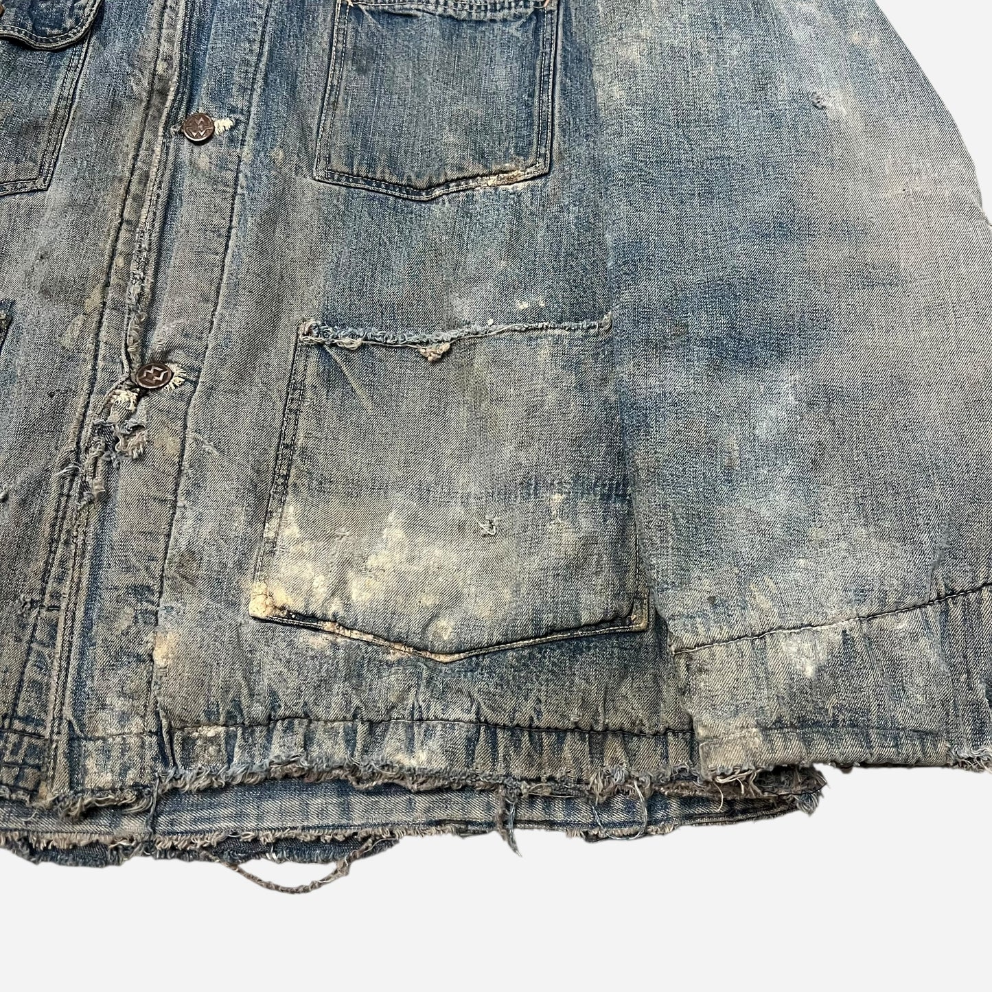 1940s Montgomery Ward denim chore jacket (L)