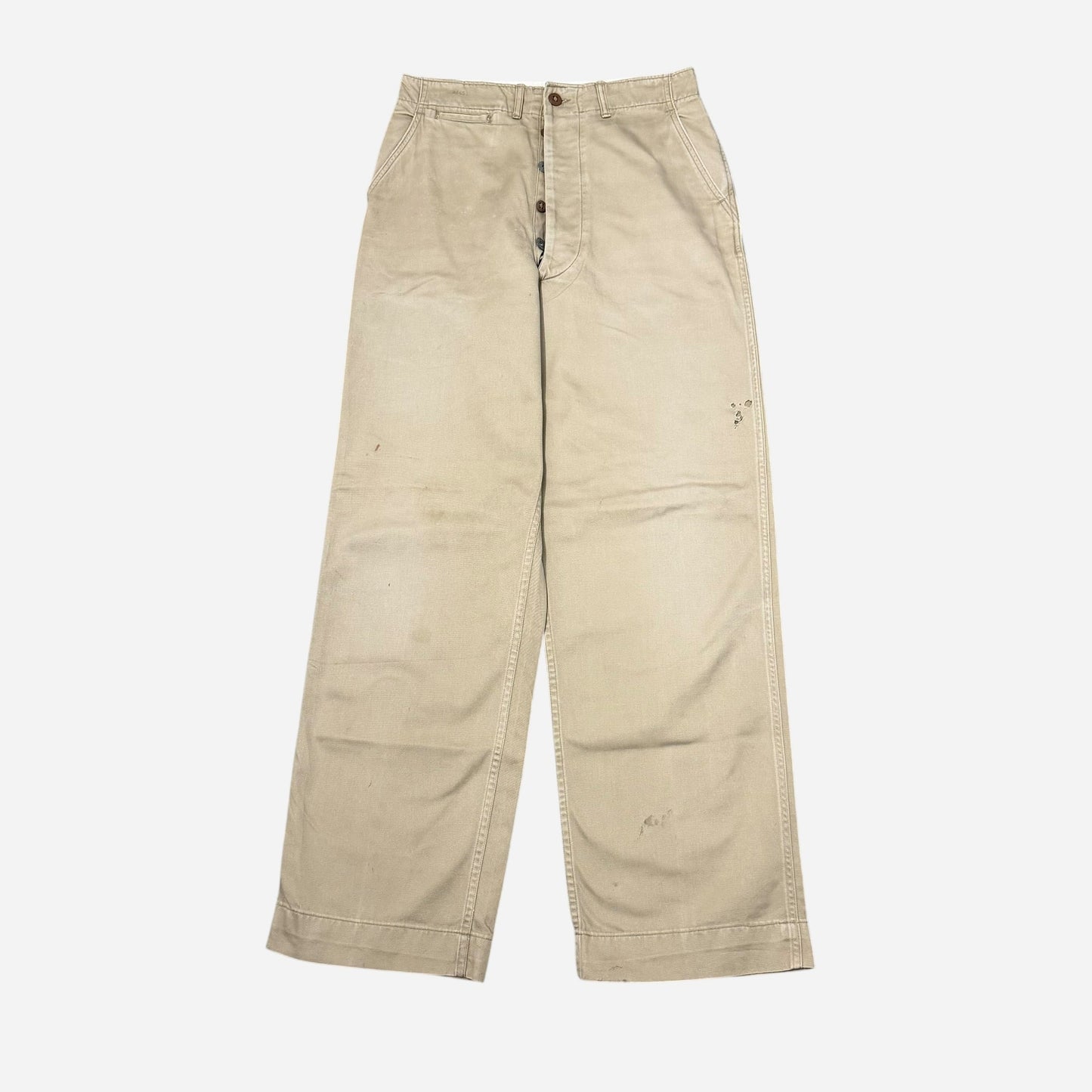 1940s WWII US Army khaki chino pants (30w)