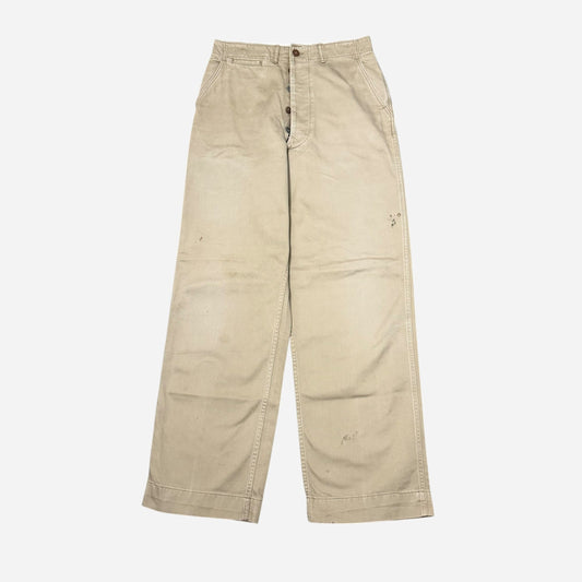 1940s WWII US Army khaki chino pants (30w)