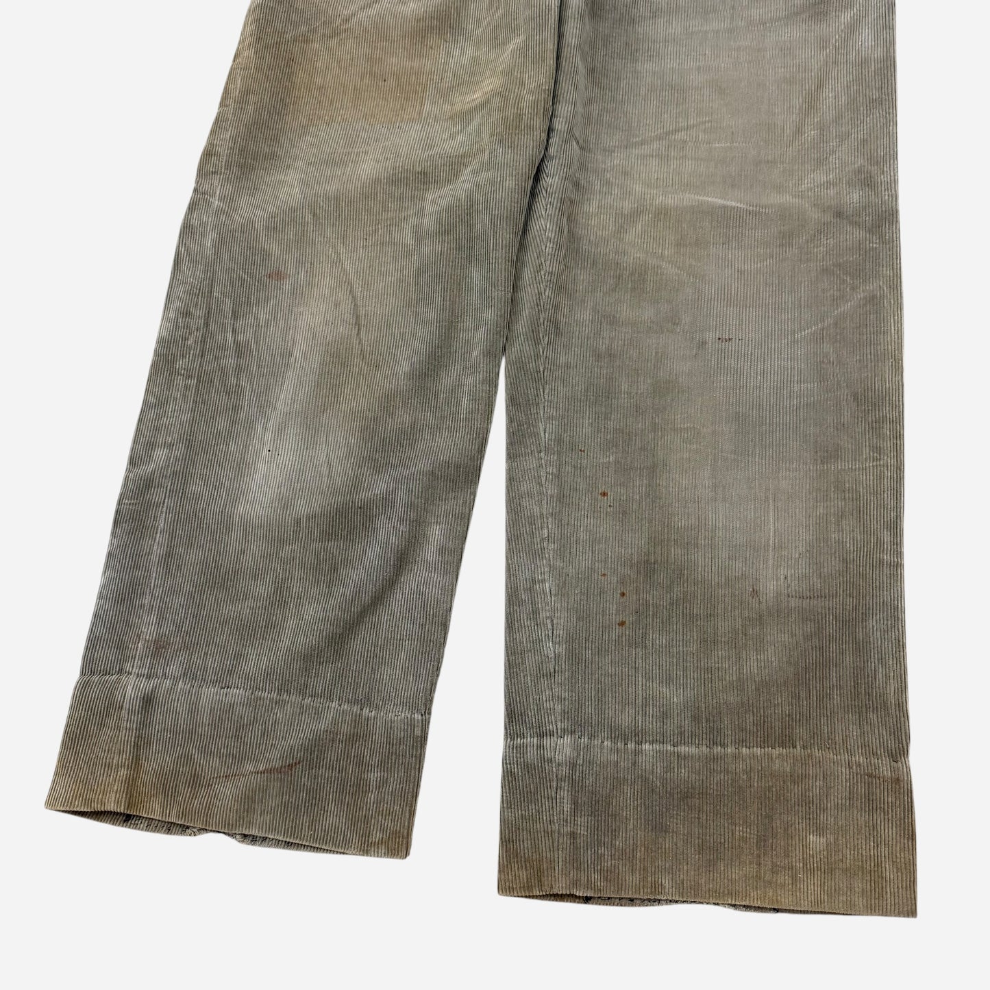 1940s Corduroy button fly work pants (34w)