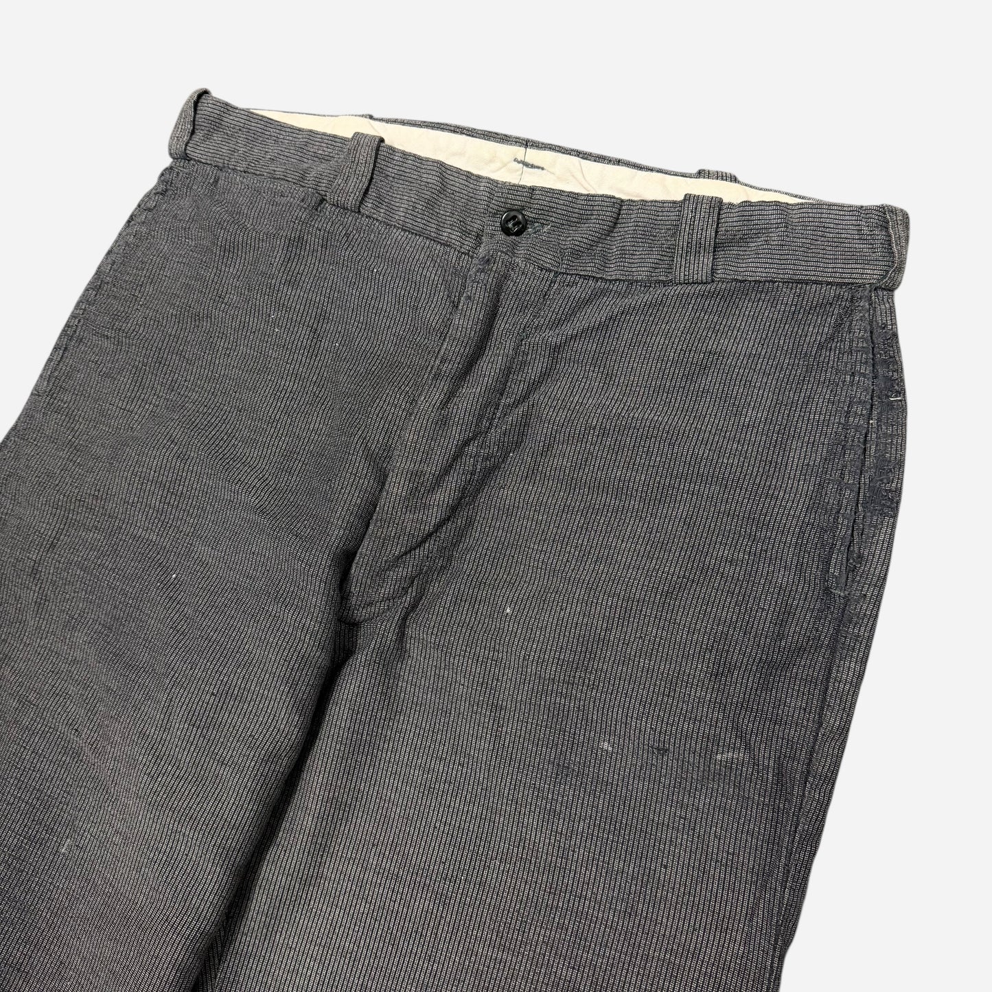 1940s Big Mac Stifel moleskin salt & pepper button fly work pants (33w)