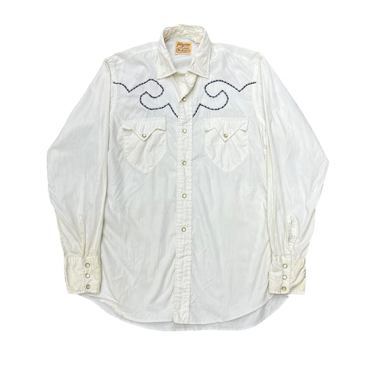 1950s Western Pearl snap shirt (S)