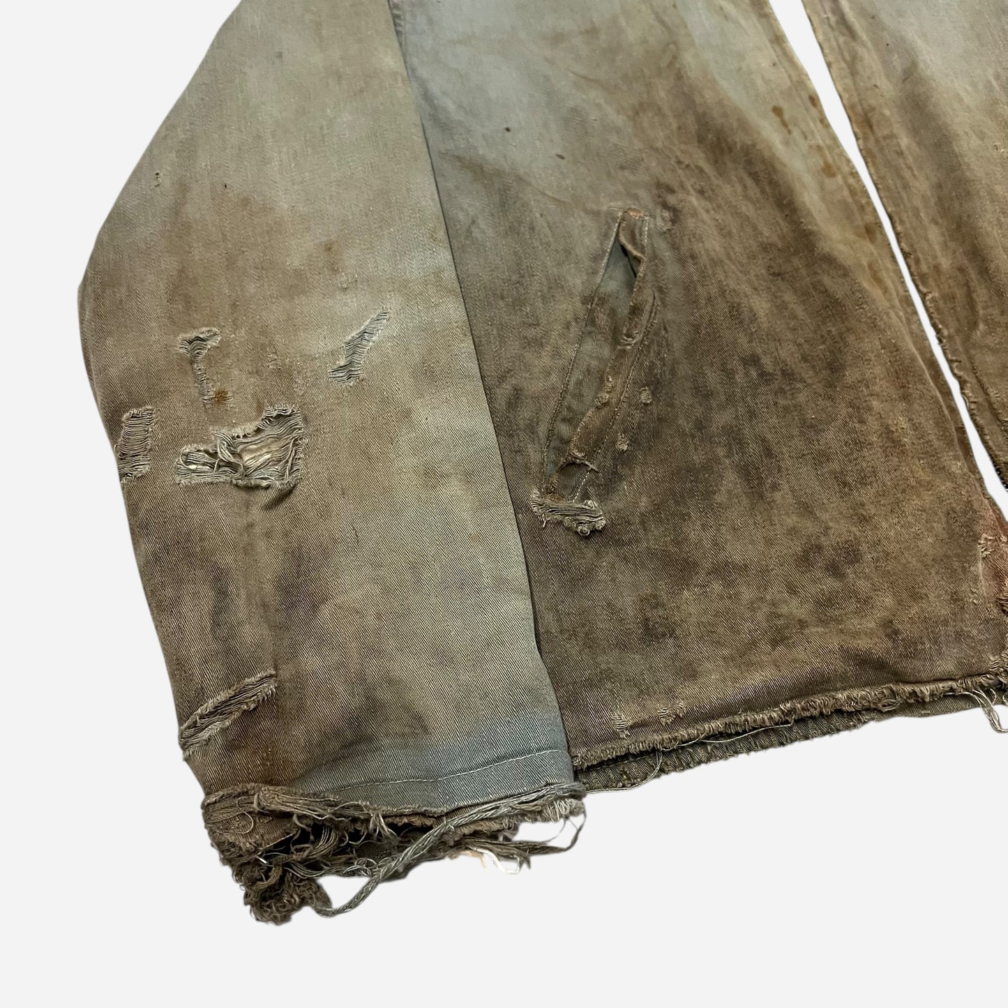 1950s Heavy cotton gray lined work jacket (M)