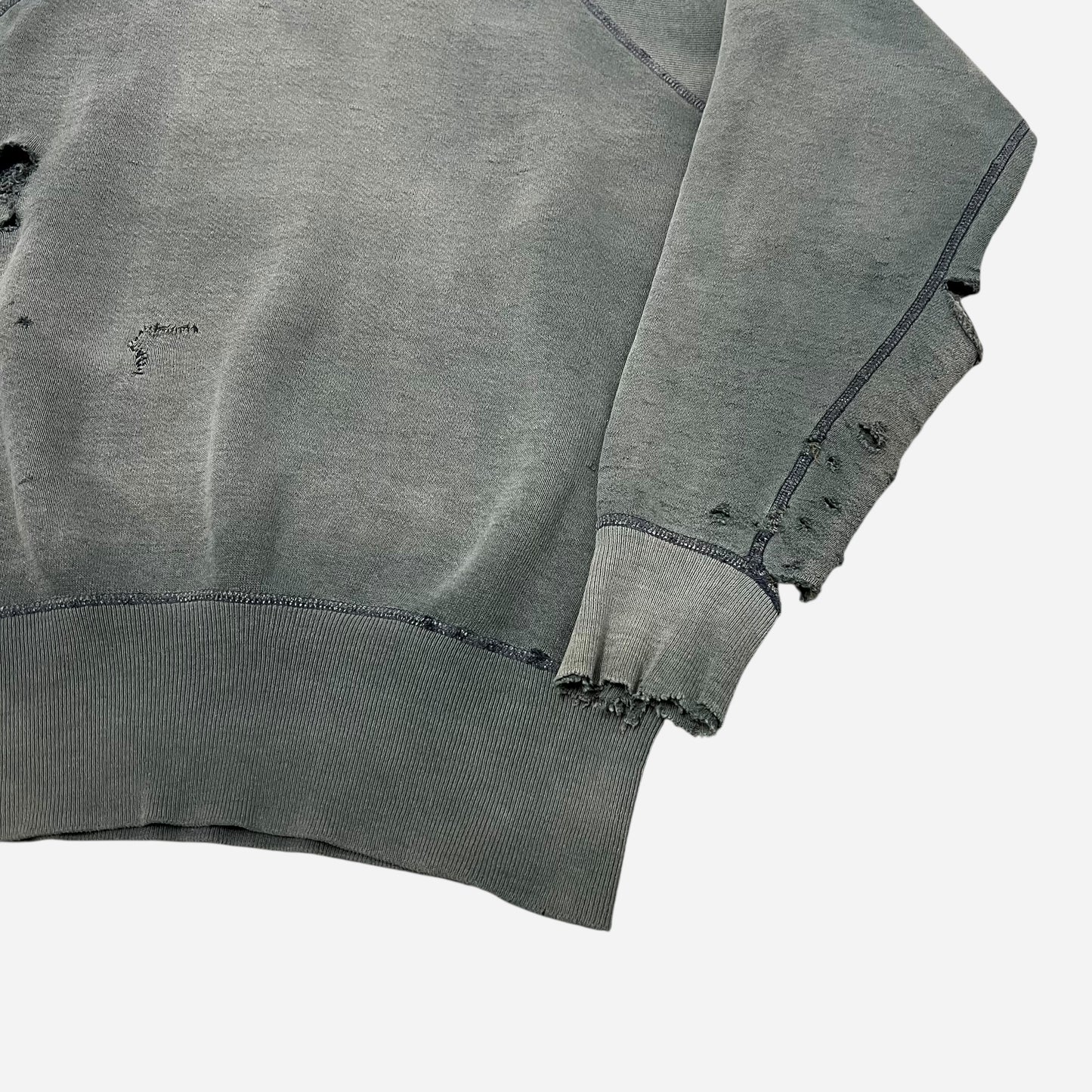 1960s Missouri sun faded green collegiate sweat shirt (M/L)