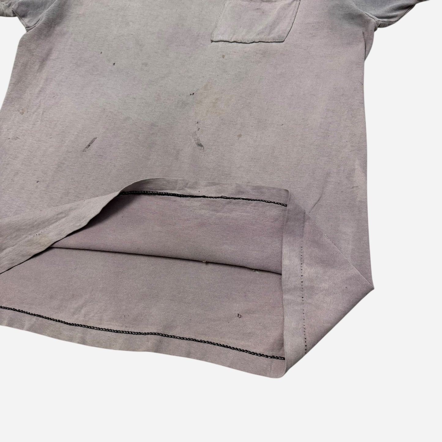 1970s Sun faded purple pocket t shirt (M)