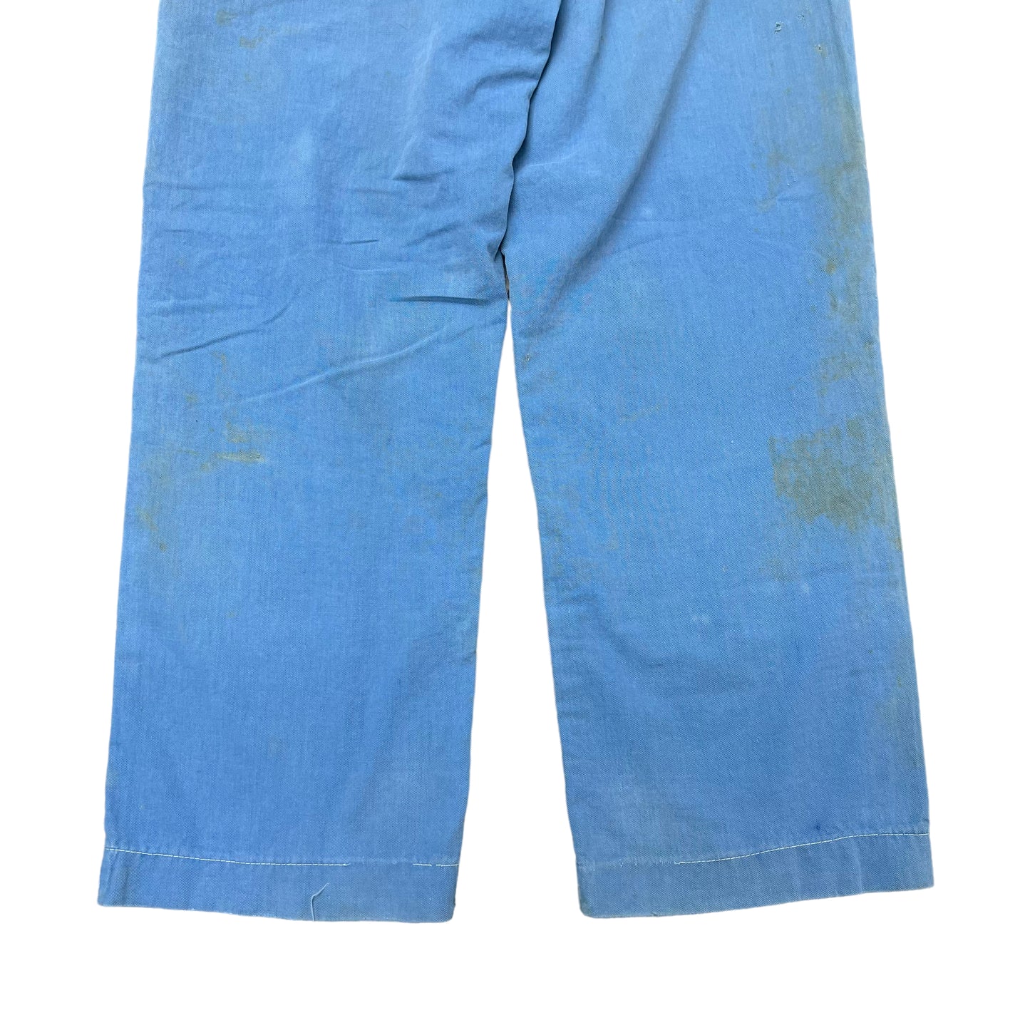 1940s Blue cotton work pants (34w)