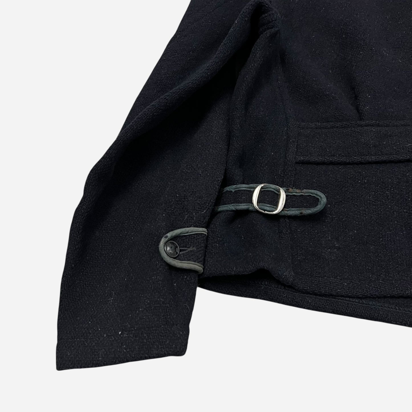 1940s Big Yank dark navy wool belt back jacket (M)