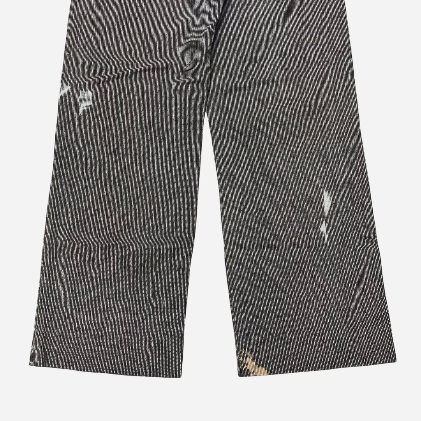 1930s 1940s Salt and pepper coltex wood button fly work pants (30w)