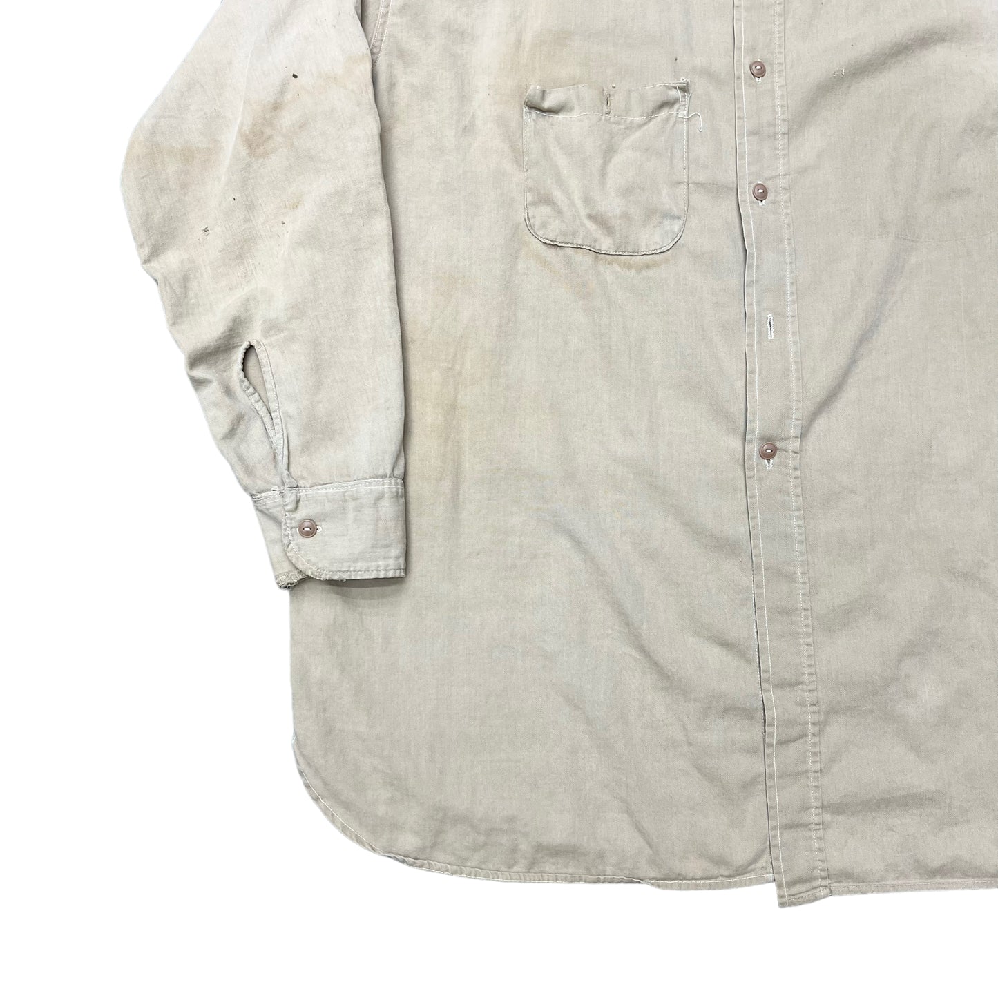 1940s Deecee khaki shirt (XXL)