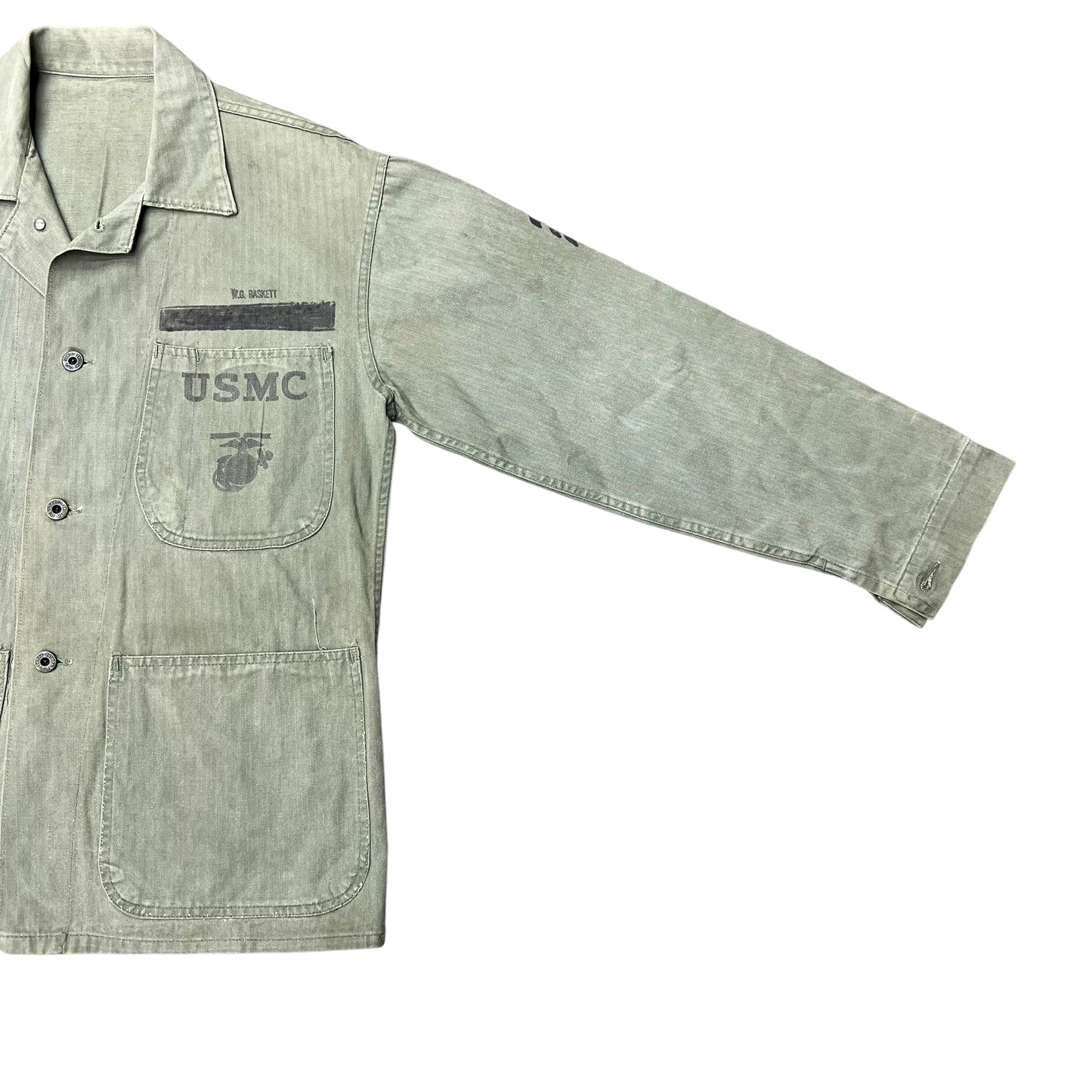 1950s USMC P41 HBT shirt jacket (M)