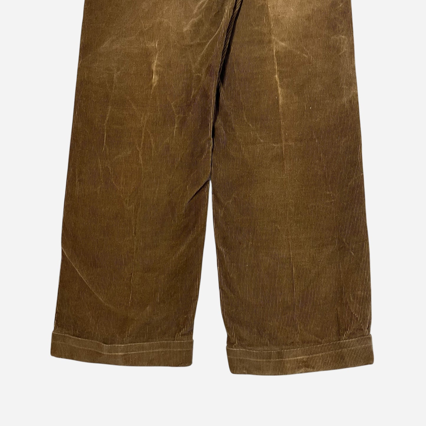 1940s Brown heavy corduroy work pants (32w)