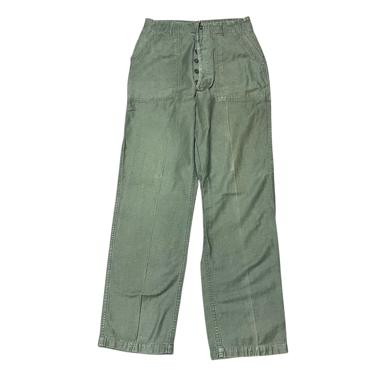 1950s OG 107 fatigue button fly army pants (32w)