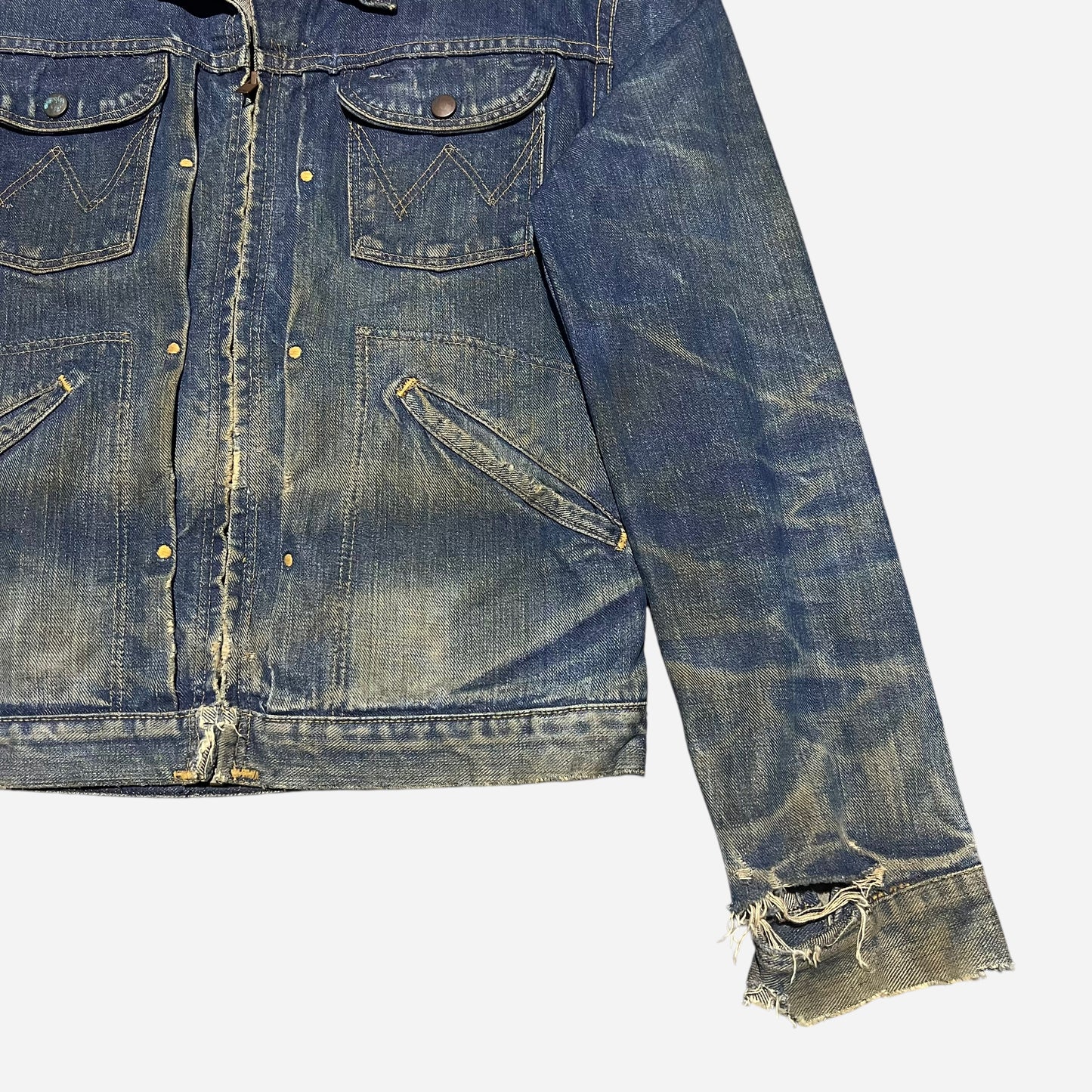 1950s Wrangler dark wash denim jacket (M)