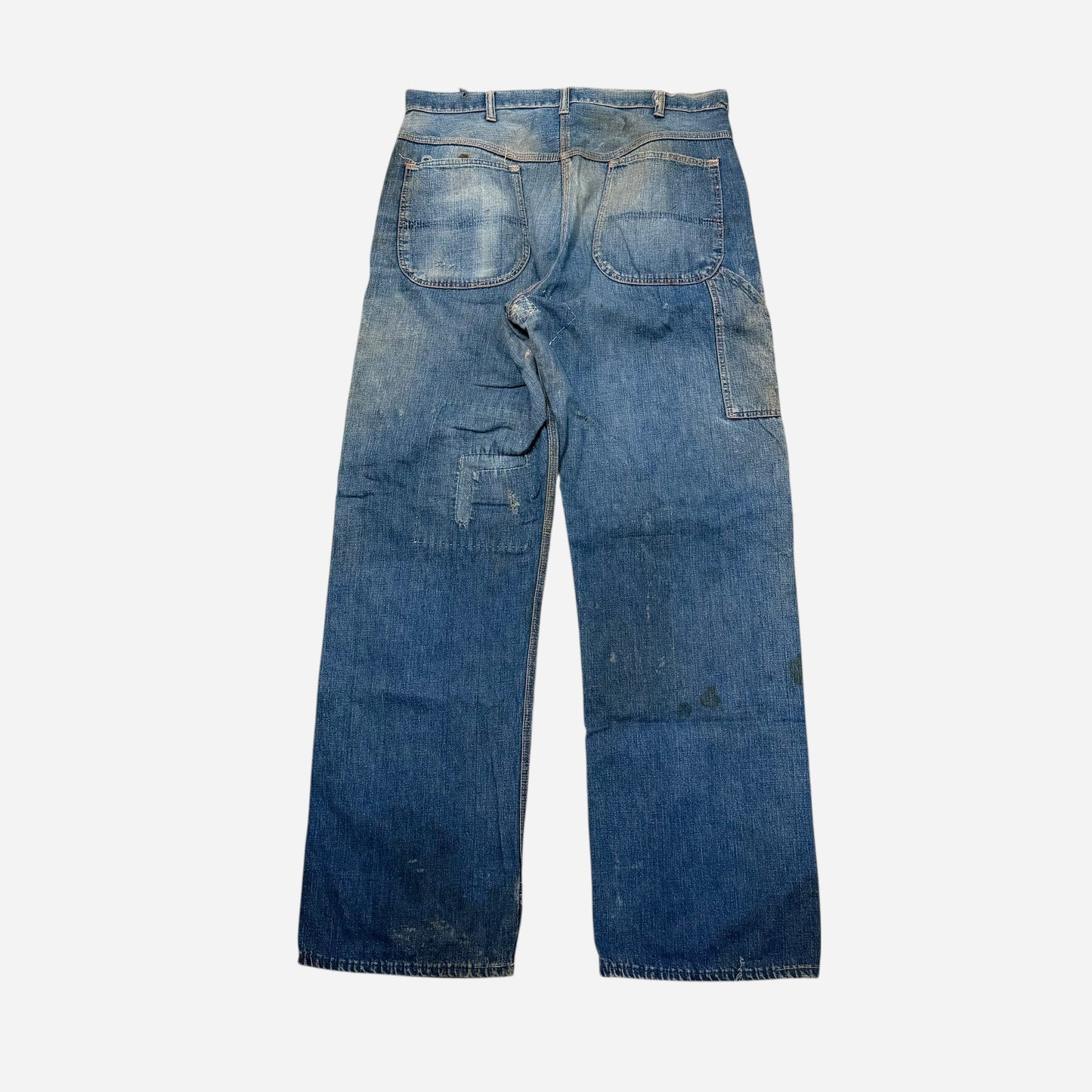 1950s Repaired carpenter jeans (33w)