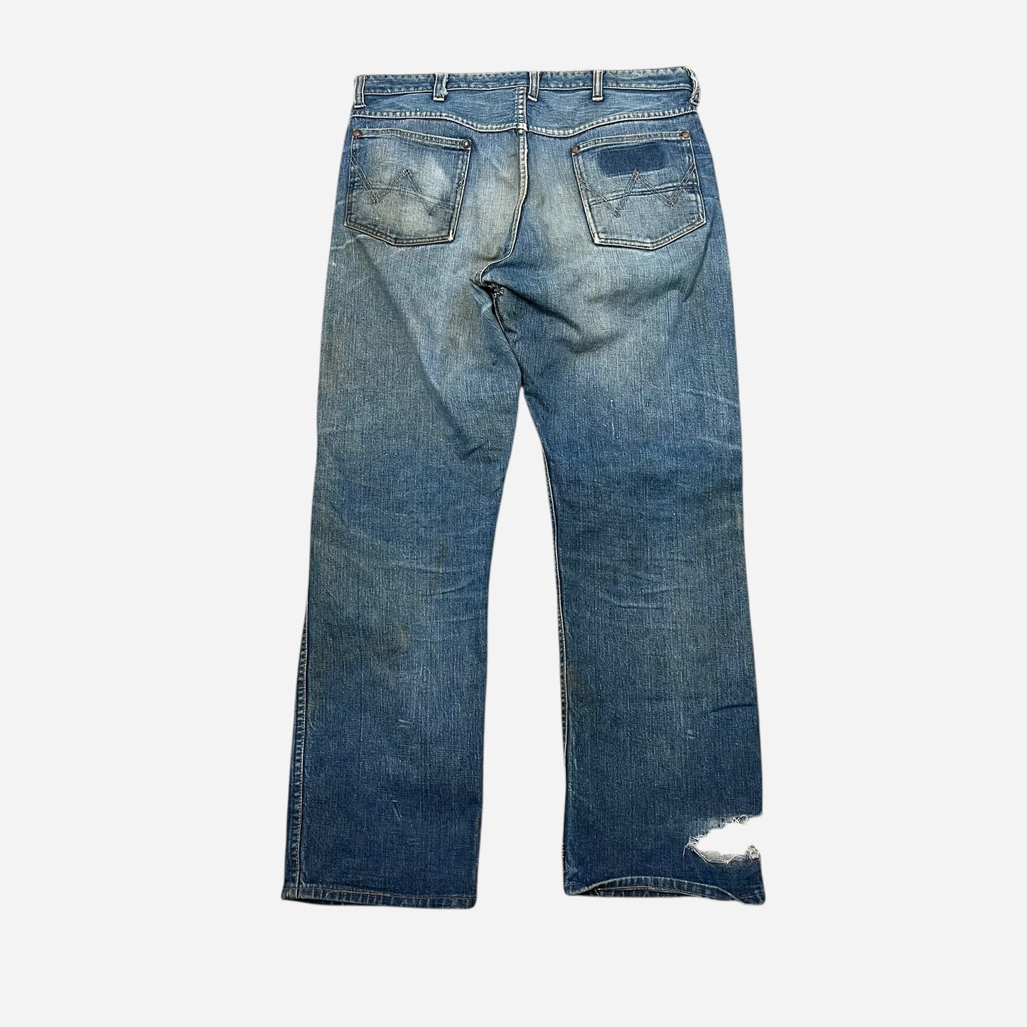 1950s Wrangler repaired jeans (35w)