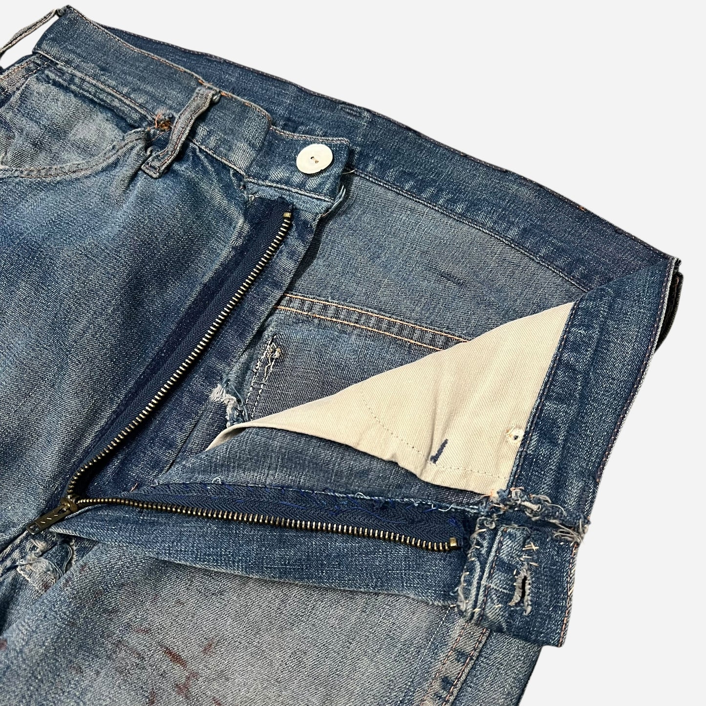 1950s Patchwork jeans (29w)