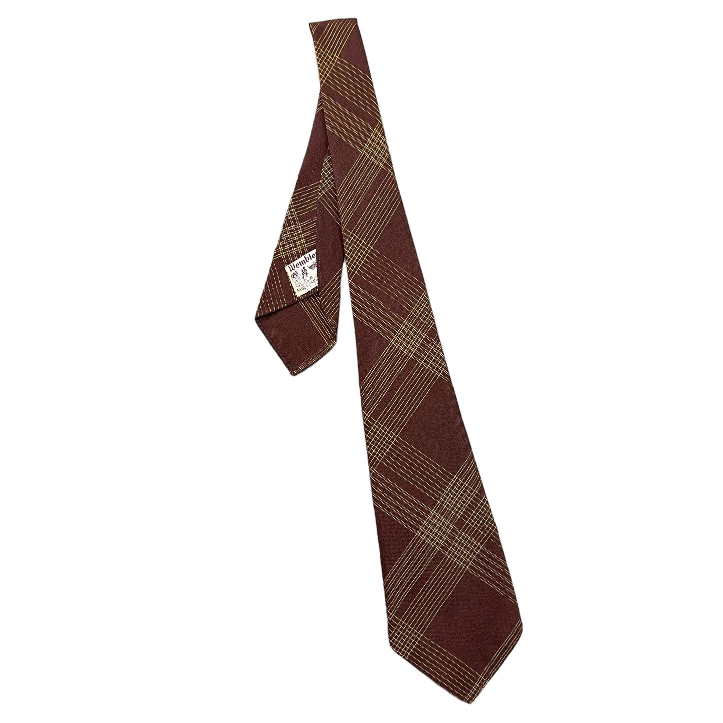 1930s Brown/gold neck tie