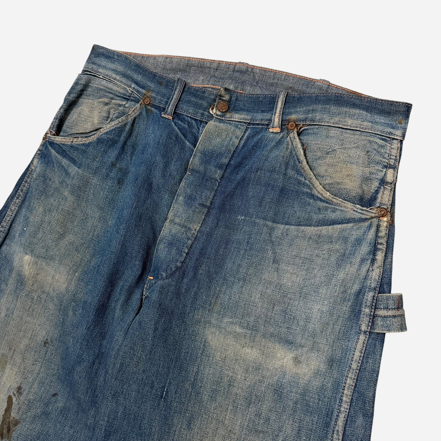1940s Donut button fly carpenter jeans (33w)