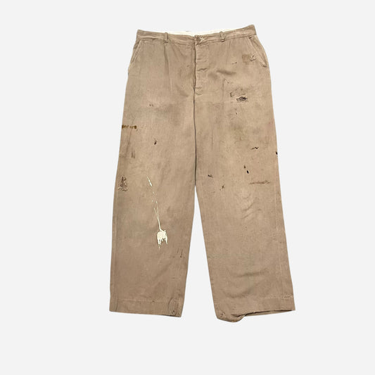 1940s Anvil heavy cotton button fly pants (34w)
