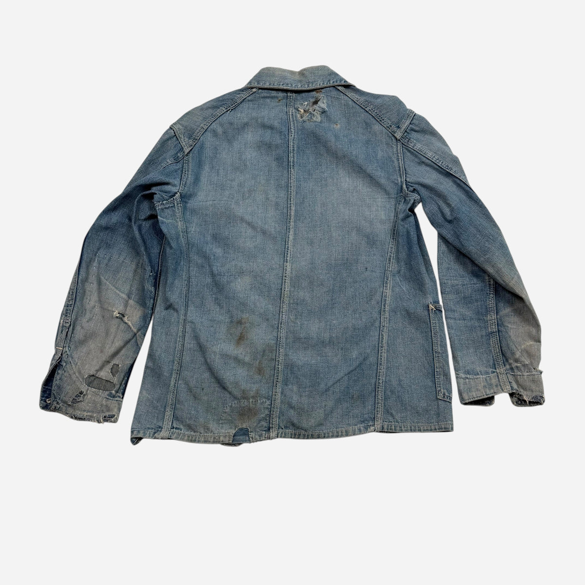 1930s Change button denim chore jacket (S)