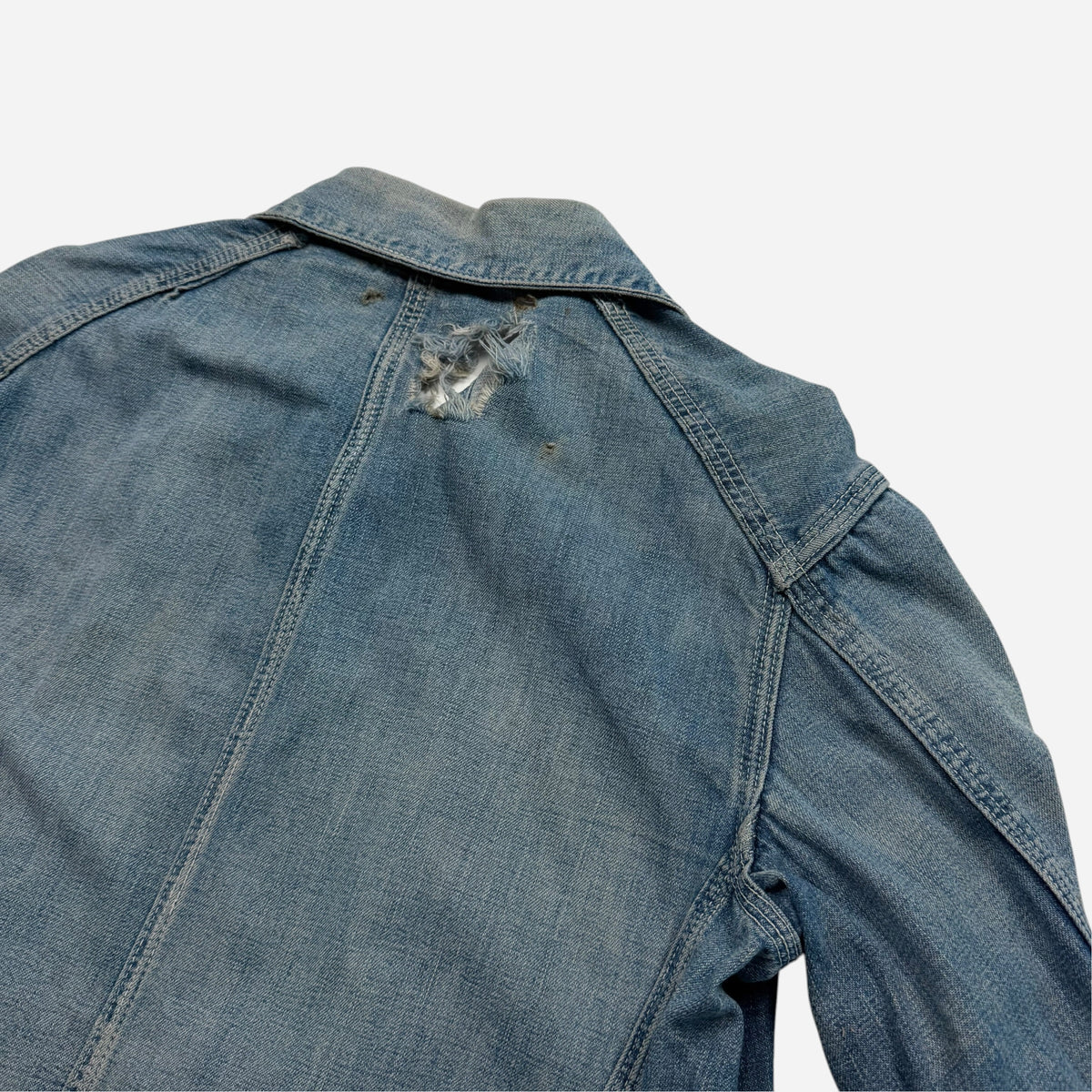 1930s Change button denim chore jacket (S)