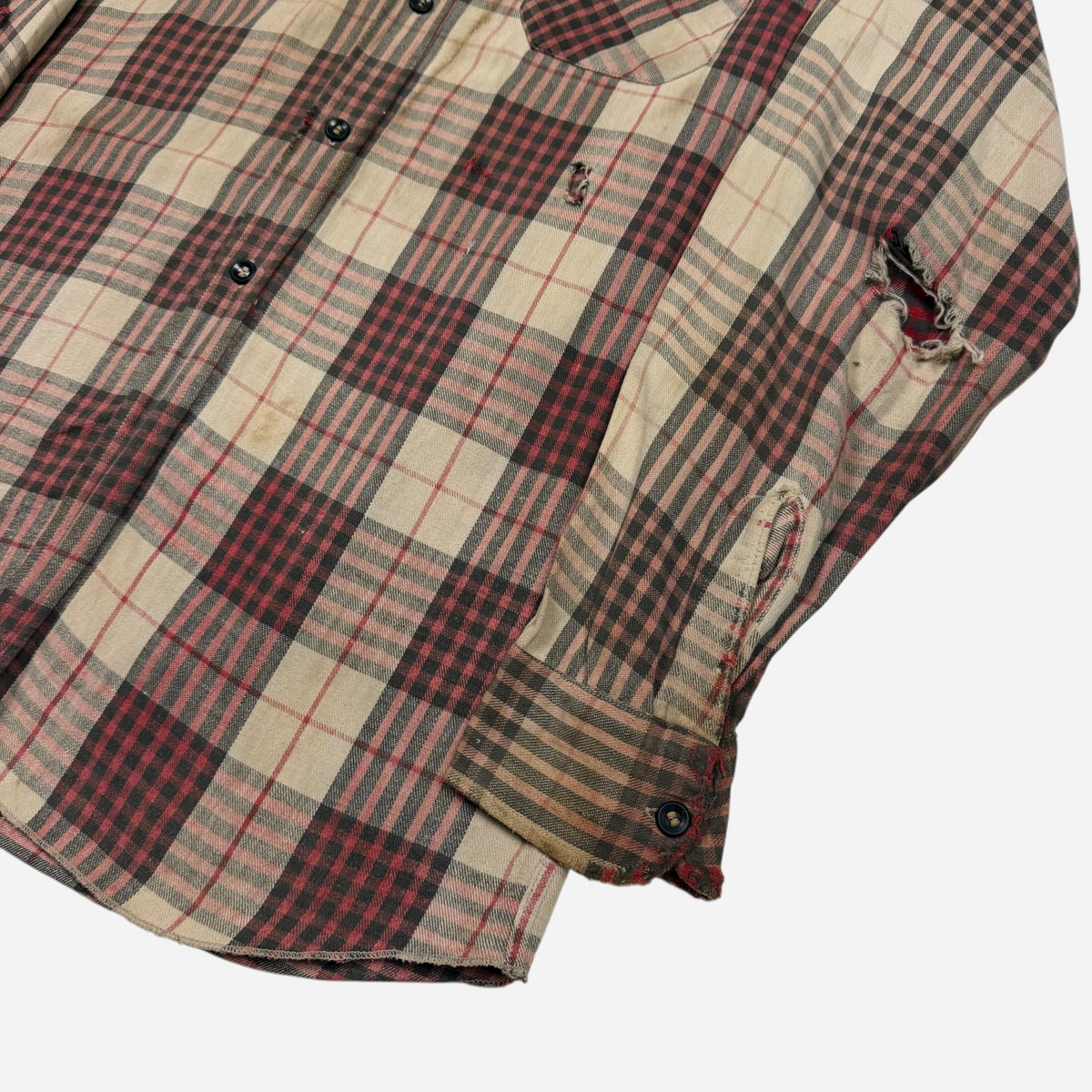 1950s Red Cap cotton flannel (L)