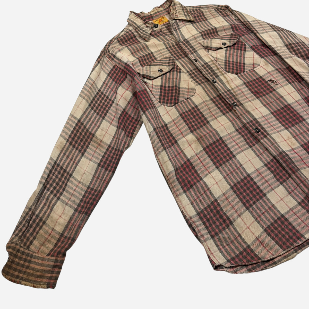 1950s Red Cap cotton flannel (L)