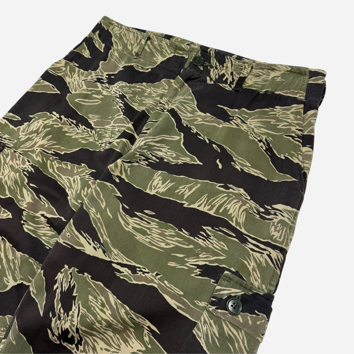 1960s Vietnam War tiger stripe camouflage pants (35w)