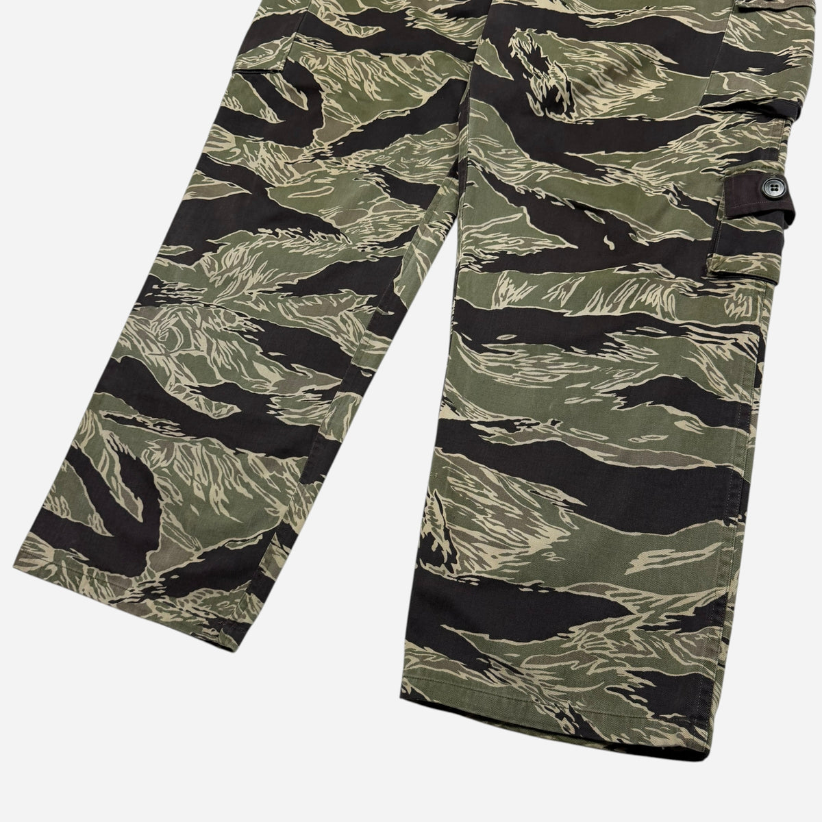 1960s Vietnam War tiger stripe camouflage pants (35w)