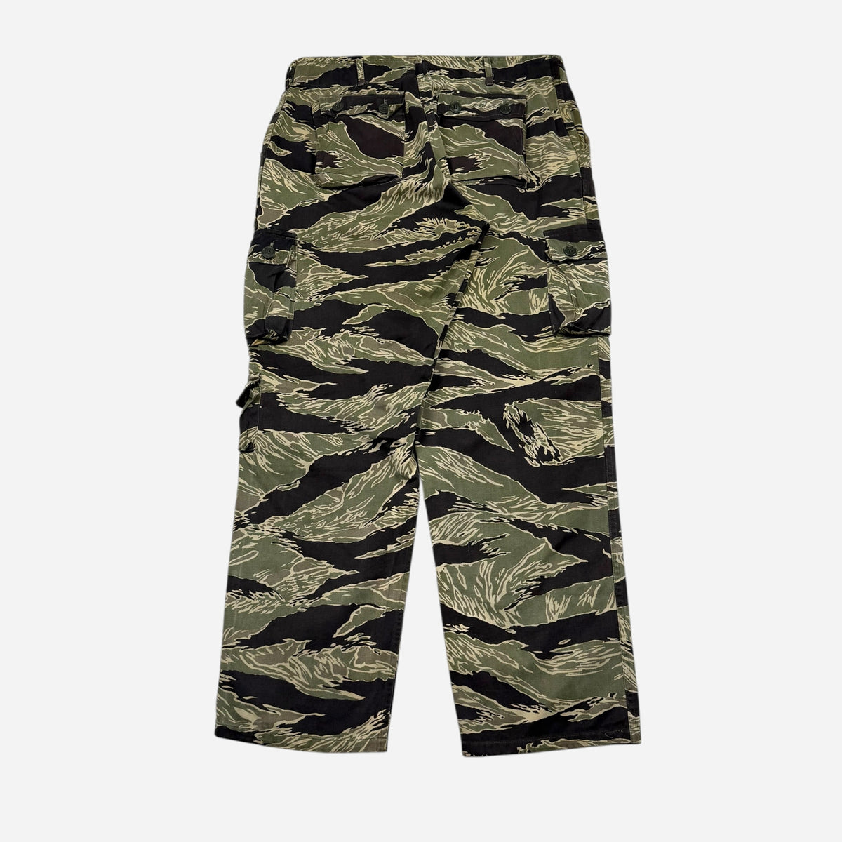 1960s Vietnam War tiger stripe camouflage pants (35w)
