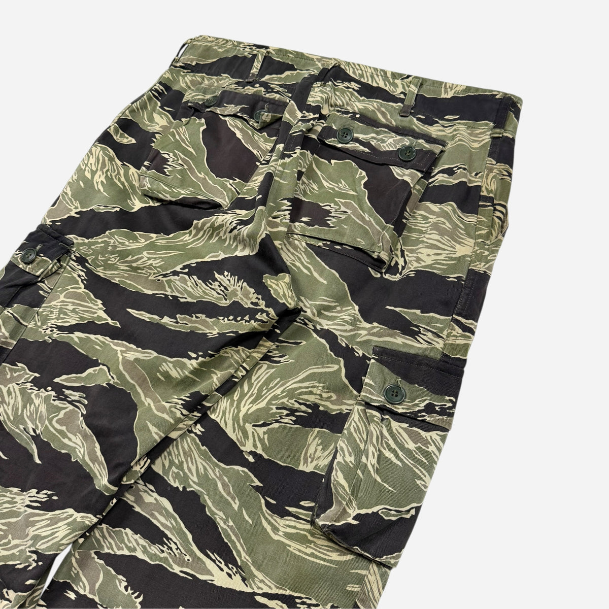 1960s Vietnam War tiger stripe camouflage pants (35w)