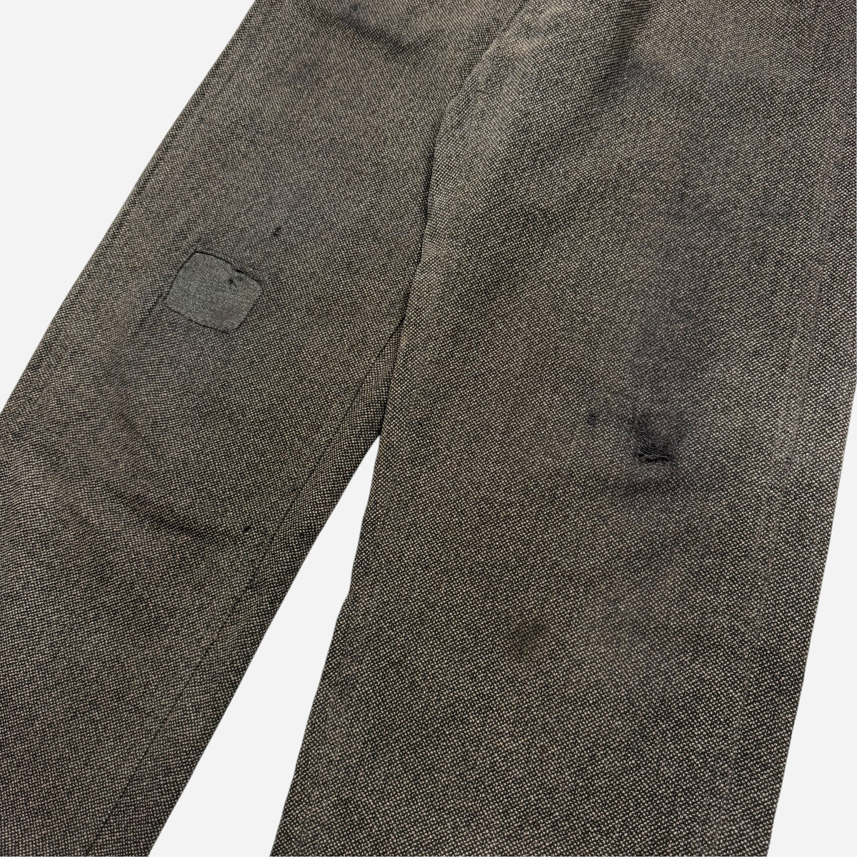 1930s Cotton salt & pepper work pants (30w)