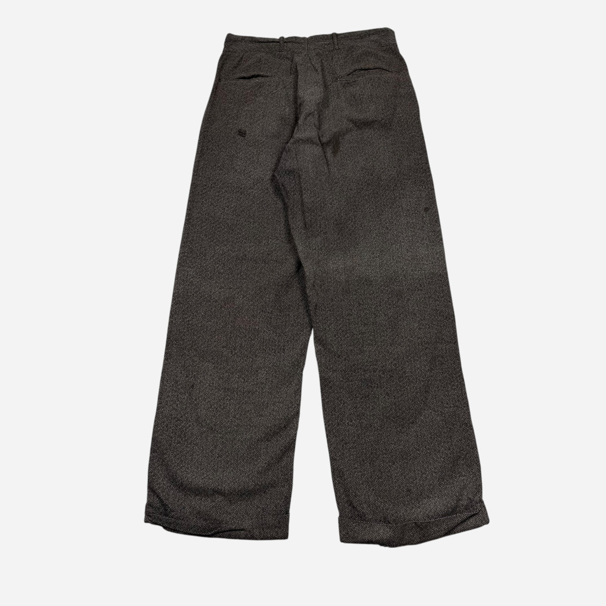 1930s Cotton salt & pepper work pants (30w)