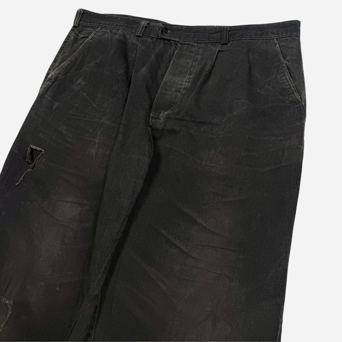 1960s Soviet Union black denim pants (39w)